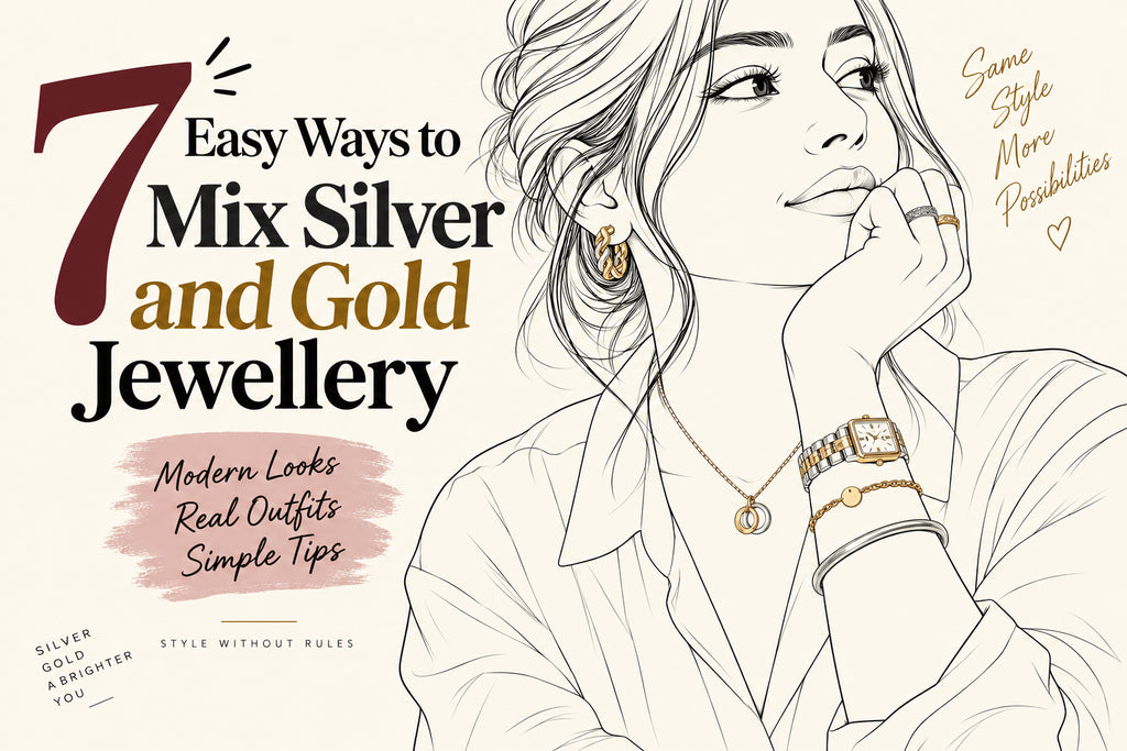 7 Easy Rules to Mix Silver and Gold Jewellery