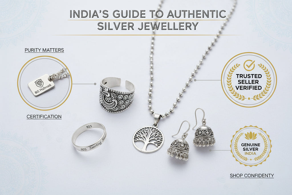 How to Choose the Best Silver Jewellery Online in India: Purity, Certification, and Trust Explained