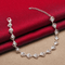 Hallmark Sterling Silver American Diamond Heart Bracelet