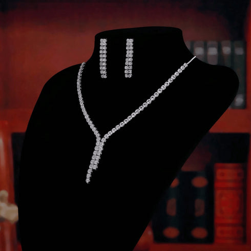 Hallmark Silver Office Party Evening Night Jewelry Set