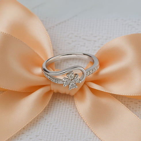 Zarkan Mist Flower Sterling Silver Ring