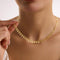 Hallmark Silver Gold Plated Gourmet Chain Minimalist Butterfly Necklace
