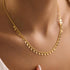 Hallmark Silver Gold Plated Gourmet Chain Minimalist Butterfly Necklace
