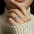 Zarkan Leaves Petals Cute Sterling Silver Ring