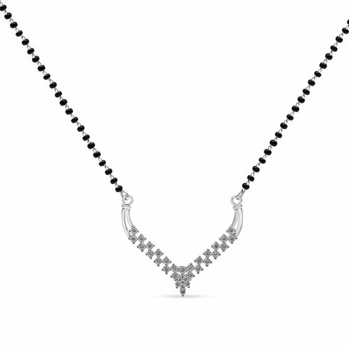 Zarkan 925 Silver Dazzling Mangalsutra