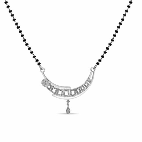Zarkan 925 Silver Trendy Mangalsutra