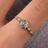 Hallmark Silver Elegant Zirconia Ring Best For Party