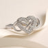 Zarkan 925 Hallmark Infinity Heart Propose 925 Sterling Silver Adjustable Ring