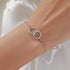 Hallmark Silver Elegant Link Circle Bracelet