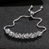 Hallmark Silver American Diamond Flower Bracelet
