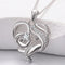 Hallmarked Silver Mother's Love Pendant With Chain