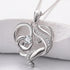 Hallmarked Silver Mother's Love Pendant With Chain