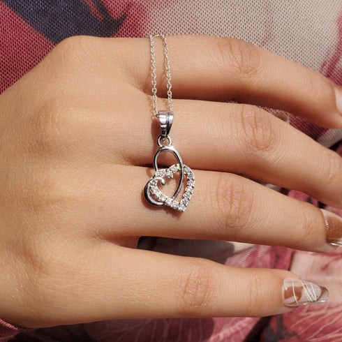 Zarkan Hug My Heart 925 Silver Pendant