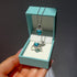 Hallmark Silver Blue Heart Ring And Pendant Gift Set