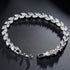 Hallmark Silver Crystal Leaves American Diamond Bracelet