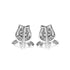 Zarkan Love Rose Pure Silver Earrings