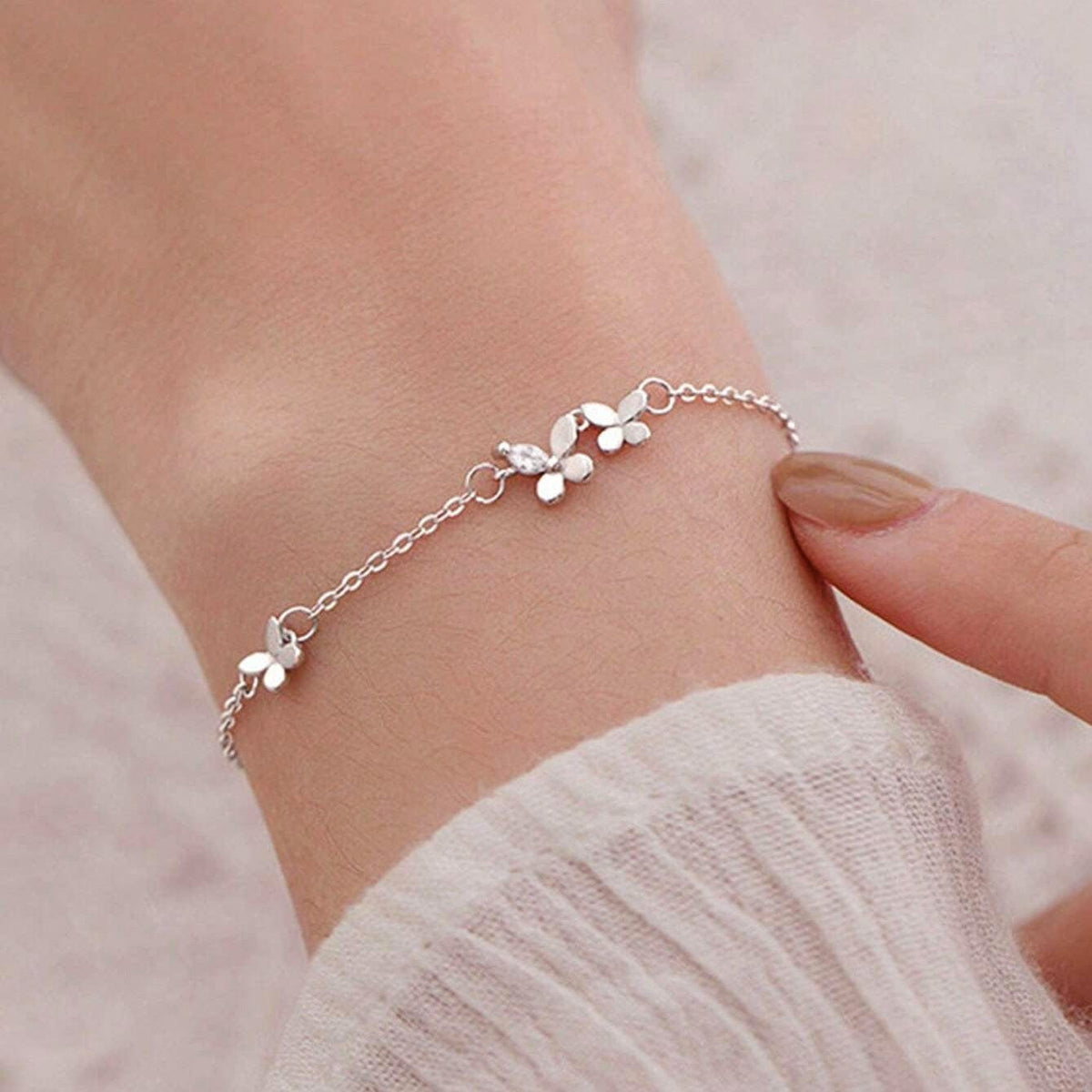 Hallmark Silver Butterfly Bracelet