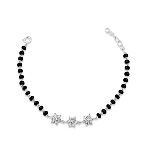 Zarkan 925 Silver Love Star Bracelet