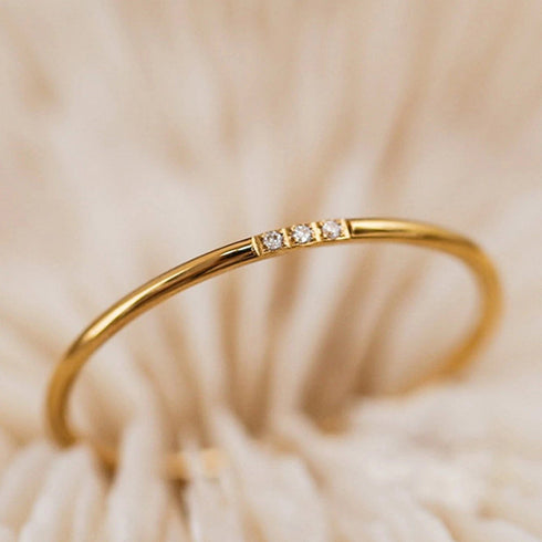 Hallmark Silver Cubic Zirconia Ring For Women