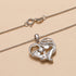 Hallmarked Silver Mother's Love Pendant With Chain