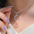 Hallmark Silver Sterling Moon Pendant