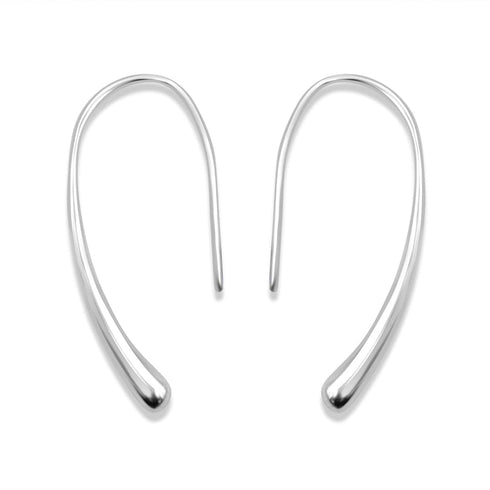 Zarkan Silver Hate Earrings For Women