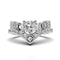 .8 Carat Moissanite Diamond 925 Silver Eagle Solitaire Ring for women - Free Size