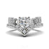 .8 Carat Moissanite Diamond 925 Silver Eagle Solitaire Ring for women - Free Size