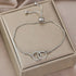Hallmark Silver Elegant Link Circle Bracelet
