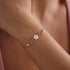 Hallmark Silver Rose Gold Spring Sparkling Magnolia Flower Bracelet