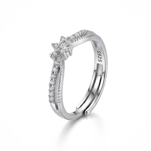 Hallmark Silver Serene Adjustable Ring