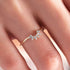 Hallmark Silver Elegance Minimal Gold Plated Ring