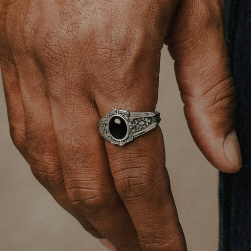 Hallmark Silver Crossroads Mens Ring