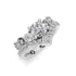 .8 Carat Moissanite Diamond 925 Silver Eagle Solitaire Ring for women - Free Size