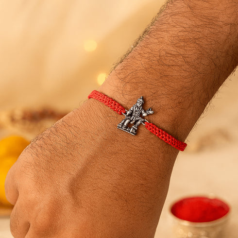 Hallmark Silver Lord Hanuman Rakhi