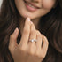 Zarkan Micro Solitaire Sterling Silver Ring