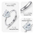 Zarkan Diamond Cut Heart 925 Sterling Silver RIng