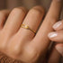 Hallmark Silver Delicate Touch Gold Plated Ring