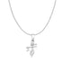 Zarkan 925 Silver Krishna Bansuri Pendant With Chain