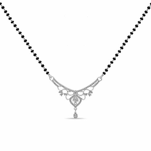 Zarkan 925 Silver Art Of Love Mangalsutra