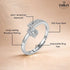 Zarkan Micro Solitaire Sterling Silver Ring