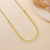 Hallmark Silver Gold Plated Gourmet Chain Minimalist Triangle Motif Necklace
