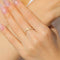 Hallmark Silver V-Shaped Gold Plating Ring Best For Gift