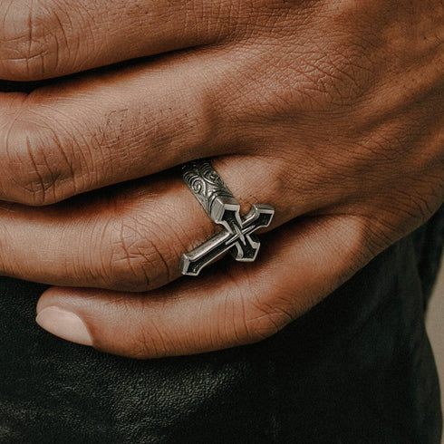 Hallmark Silver Sacrifice Mens Ring