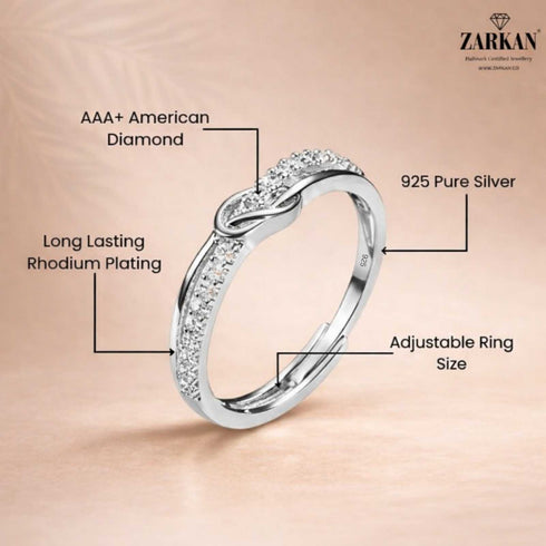 Hallmark Silver Sterling Ring For Women Minimalist Design