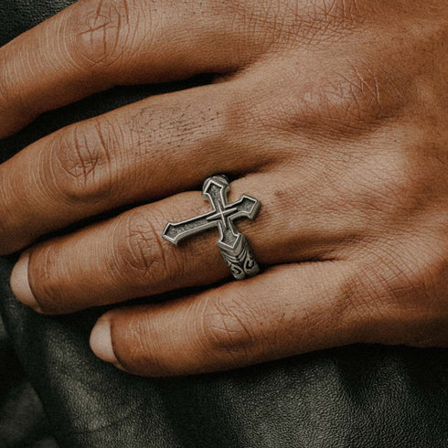 Hallmark Silver Sacrifice Mens Ring