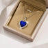 Hallmark Silver Timeless Heart & Sapphire Ring And Pendant Gift Set
