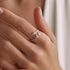 Hallmark Silver Minimal Olive Leaf Ring
