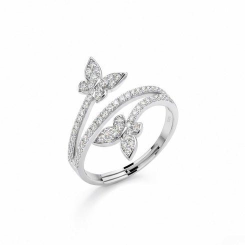 Hallmark Silver Butterfly Bliss Ring