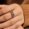 Hallmark Silver Rose Gold Infinity Love Sterling Ring